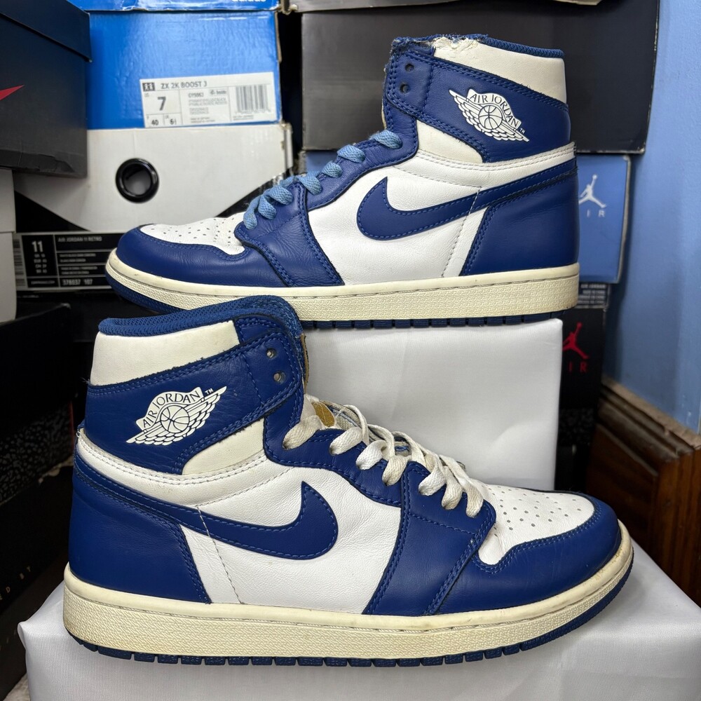 Size 8 - Jordan 1 Retro High OG Storm Blue 2016